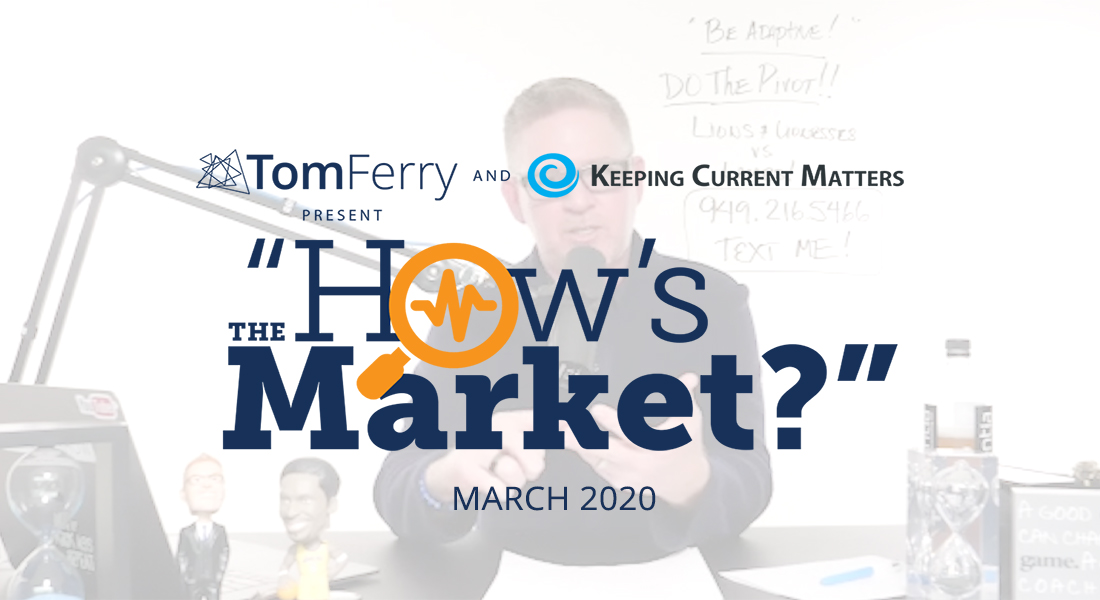 How’s the real estate market in March 2020? Let's talk with Steve Harney and David Childers for a monthly look at the US real estate conditions.